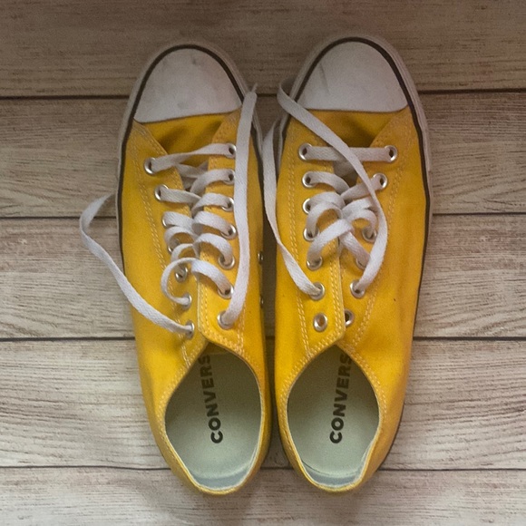 Converse Shoes Yellow Converse Poshmark